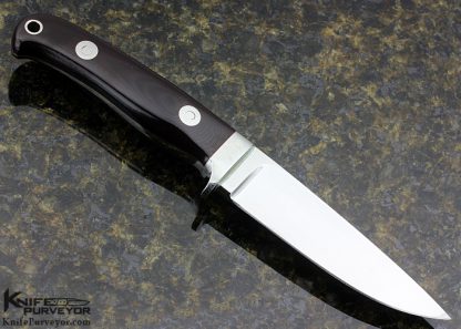 S.R. Johnson Custom Knife Micarta Hunter Without Sheath - Image 3