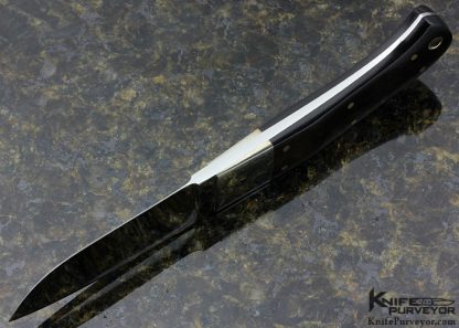 S.R. Johnson Custom Knife African Blackwood Small Hunter Without Sheath - Image 5