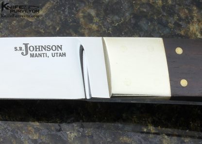 S.R. Johnson Custom Knife African Blackwood Small Hunter Without Sheath - Image 2