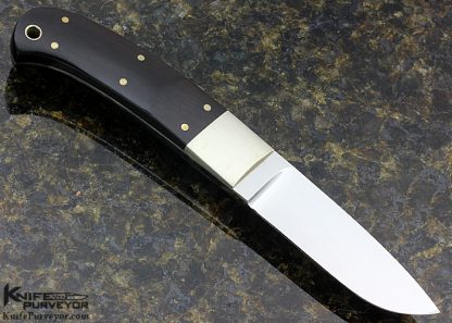 S.R. Johnson Custom Knife African Blackwood Small Hunter Without Sheath - Image 3