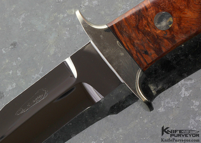 Koji Hara Custom Knife Desert Ironwood Fighter - Image 2