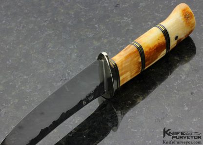 Jim Behring Custom Knife Forged Studebaker Spring & Walrus Skinner - Image 6