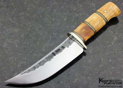 Jim Behring Custom Knife Forged Studebaker Spring & Walrus Skinner