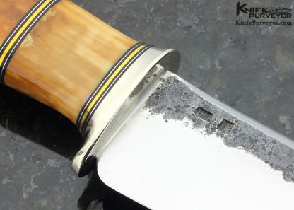Jim Behring Custom Knife Forged Studebaker Spring & Walrus Skinner - Image 4