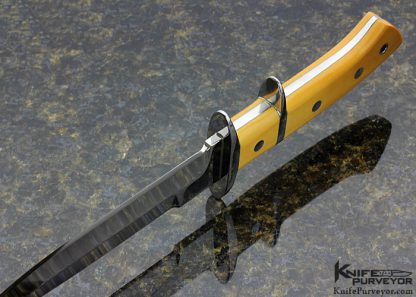 Kit Carson Custom Knife Westinghouse Micarta Subhilt Fighter - Image 4