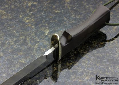 Randall Knives Custom Knife Micarta Model 16W "Diving Survival" Knife with Wax Sheath - Image 5