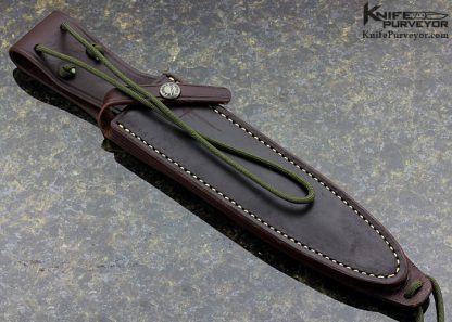 Randall Knives Custom Knife Micarta Model 16W "Diving Survival" Knife with Wax Sheath - Image 6