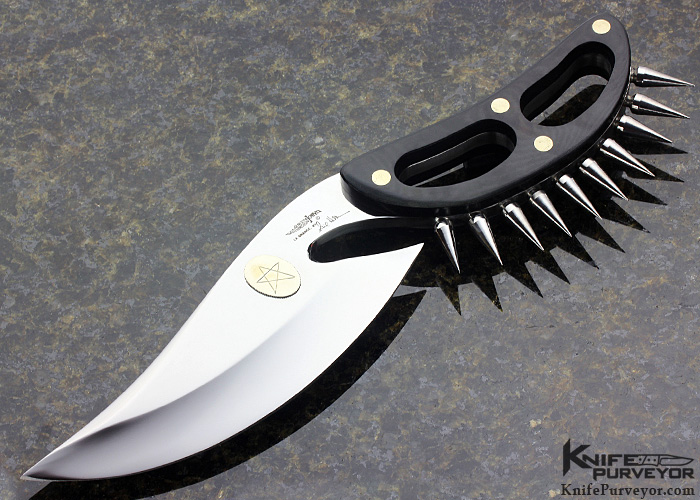 Gil Hibben Custom Knife "Cobra" Movie Knife Black Micarta with 10 Steel