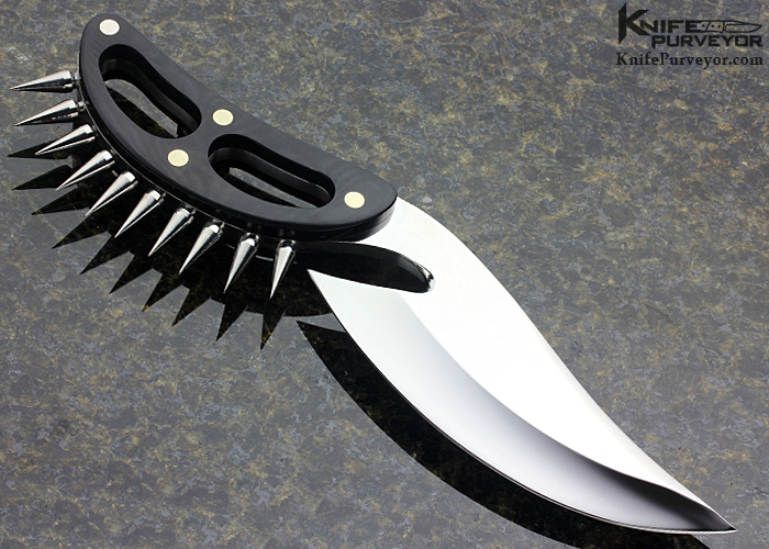 Gil Hibben Custom Knife "Cobra" Movie Knife Black Micarta with 10 Steel