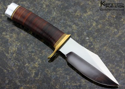 Randall Made Knives Custom Knife Stacked Leather Model #19 - 4 Bushmaster - Image 3