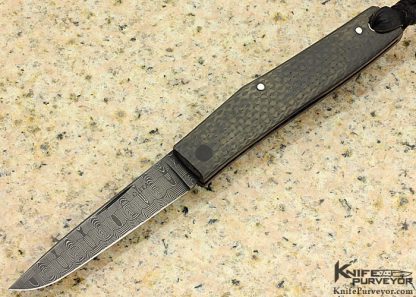 Ohta Knives Custom Knife Carbon Fiber Slip Joint