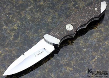 Kansei Matsuno Custom Knife 2 Way Hunter Push Dagger Linerlock