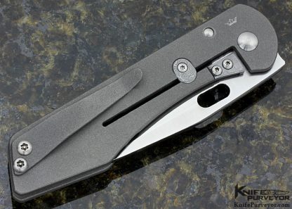 Juergen Schanz Custom Knife Drop Point Pocket Knife 2 Frame Lock - Image 3