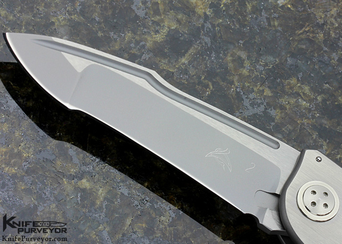 Allen Elishewitz Custom Knife #2 Scout E-Lock Automatic - Image 4