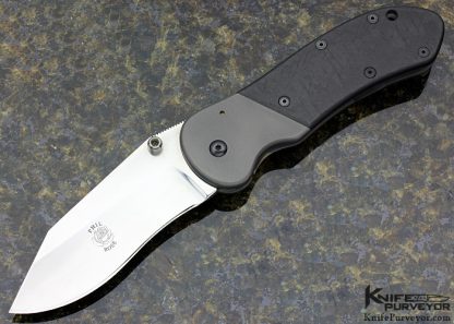 Phil Rose Custom Knife Bead Blasted Titanium BFK Frame Lock