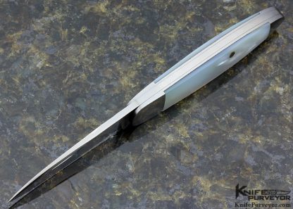 Rick Nowland Custom Knife Mother of Pearl Slip Joint - Image 4