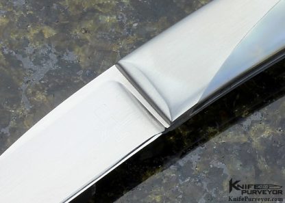 Billy Mace Imel Custom Knife Mother of Pearl Shell Semi Interframe Lockback - Image 2