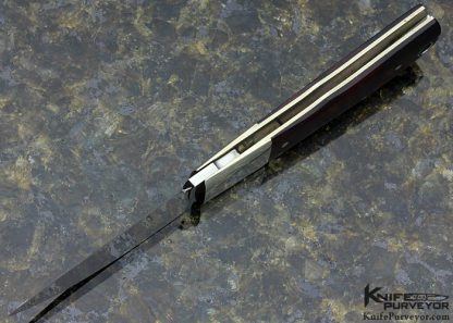 Chicci Yoneyama Custom Knife Desert Ironwood Midlock - Image 6