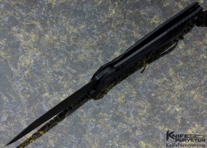 Microtech Custom Knife Tactical Invitational Delta All Black Framelock - Image 7
