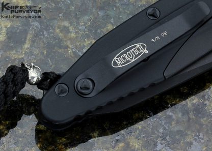 Microtech Custom Knife Tactical Invitational Delta All Black Framelock - Image 5