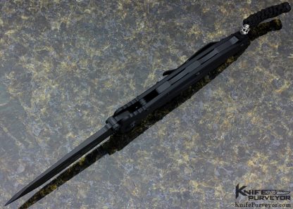 Microtech Custom Knife Tactical Invitational Delta All Black Framelock - Image 6