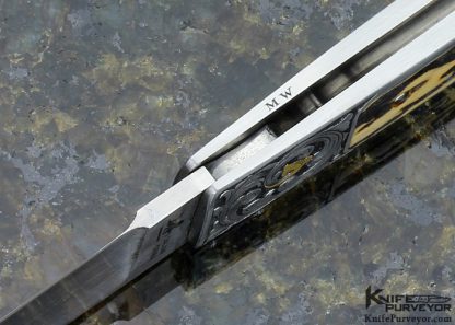 LAKE DESIGN Custom Knife Mark Waldrop Engraved - Image 9