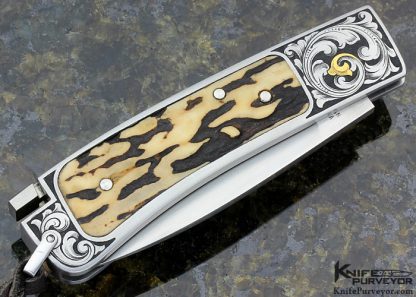 LAKE DESIGN Custom Knife Mark Waldrop Engraved - Image 6