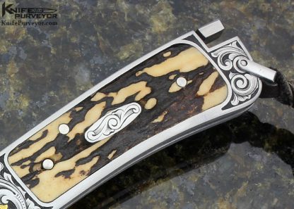 LAKE DESIGN Custom Knife Mark Waldrop Engraved - Image 3