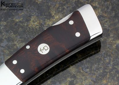 T.M. Dowell Custom Knife Desert Ironwood Lockback - Image 3