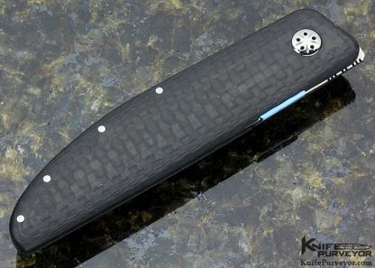 Des Horn Custom Knife The Ultimate Every Day Cary Knife Carbon Fiber Linerlock - Image 3