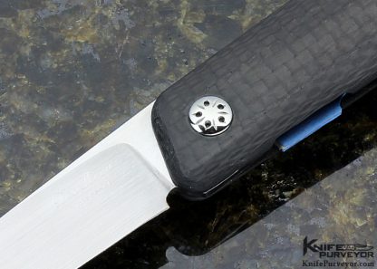 Des Horn Custom Knife The Ultimate Every Day Cary Knife Carbon Fiber Linerlock - Image 2