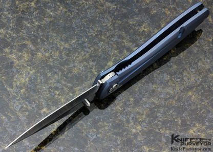 Tom Anderson Custom Knife Alien Model Mohawk Warrior Framelock - Image 7