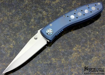 Tom Anderson Custom Knife Alien Model Mohawk Warrior Framelock