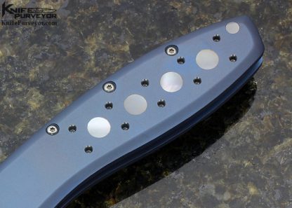 Tom Anderson Custom Knife Alien Model Mohawk Warrior Framelock - Image 3