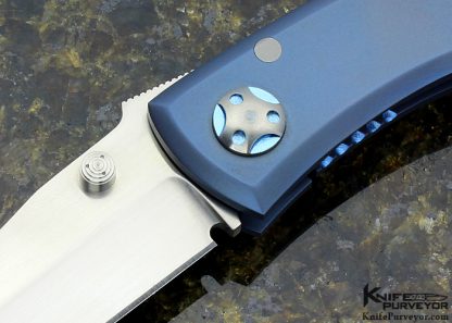 Tom Anderson Custom Knife Alien Model Mohawk Warrior Framelock - Image 2