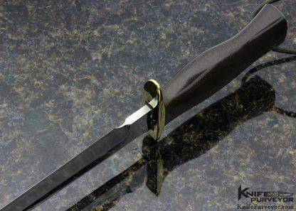 Randall Custom Knife Model #16 Green Canvas Micarta Special Fighter - Image 6