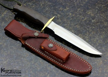 Randall Custom Knife Model #16 Green Canvas Micarta Special Fighter - Image 4