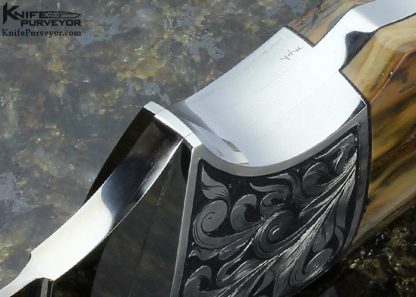 D'Holder Custom Knife Finger Grooved Drop Point Hunter - Image 7