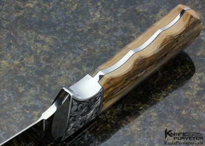 D'Holder Custom Knife Finger Grooved Drop Point Hunter - Image 6
