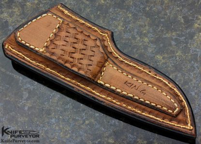 D'Holder Custom Knife Finger Grooved Drop Point Hunter - Image 8