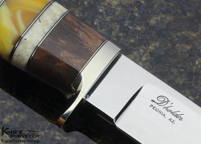 D'Holder Custom Knife Crows Beak Drop Point Hunter - Image 7