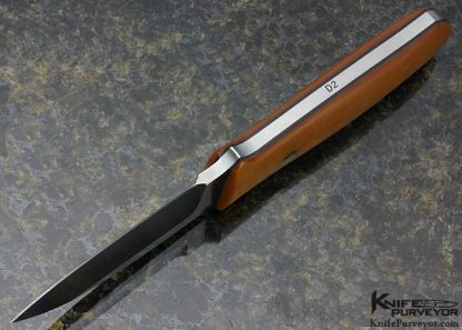Bob Dozier Custom Knife Micarta Parking Lot Knife Model - Image 5