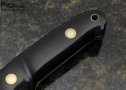 Bob Loveless Custom Knife Lawndale Improved Handle Drop Point Hunter - Image 3