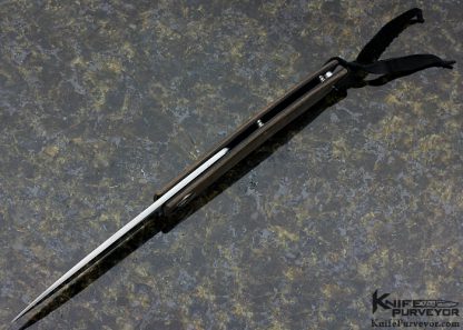 Kansei Matsuno Custom Knife Z071L Walnut Friction Folder - Image 4