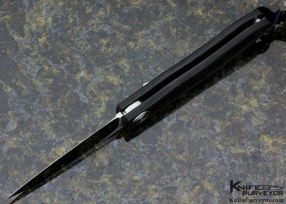 Kansei Matsuno Custom Knife Z071M African Blackwood Friction Folder - Image 5