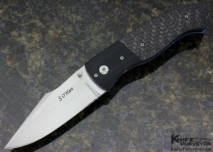 Sean O'Hare Custom Knife Carbon Fiber F2K Linerlock