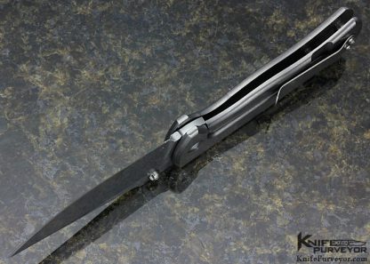 Les George Custom Knife Midtech Framelock - Image 5