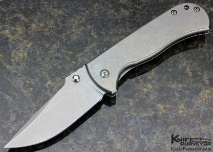 Les George Custom Knife Midtech Framelock