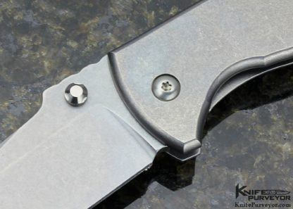 Les George Custom Knife Midtech Framelock - Image 2
