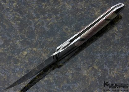 Scott Sawby Custom Knife Willow Creek Jasper Skimmer Selflock - Image 5